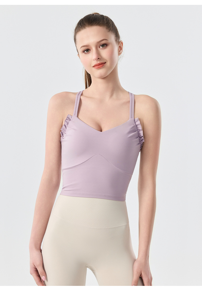 Pilates V Yoga - Sexy Women Yoga V-neck Halter Solid