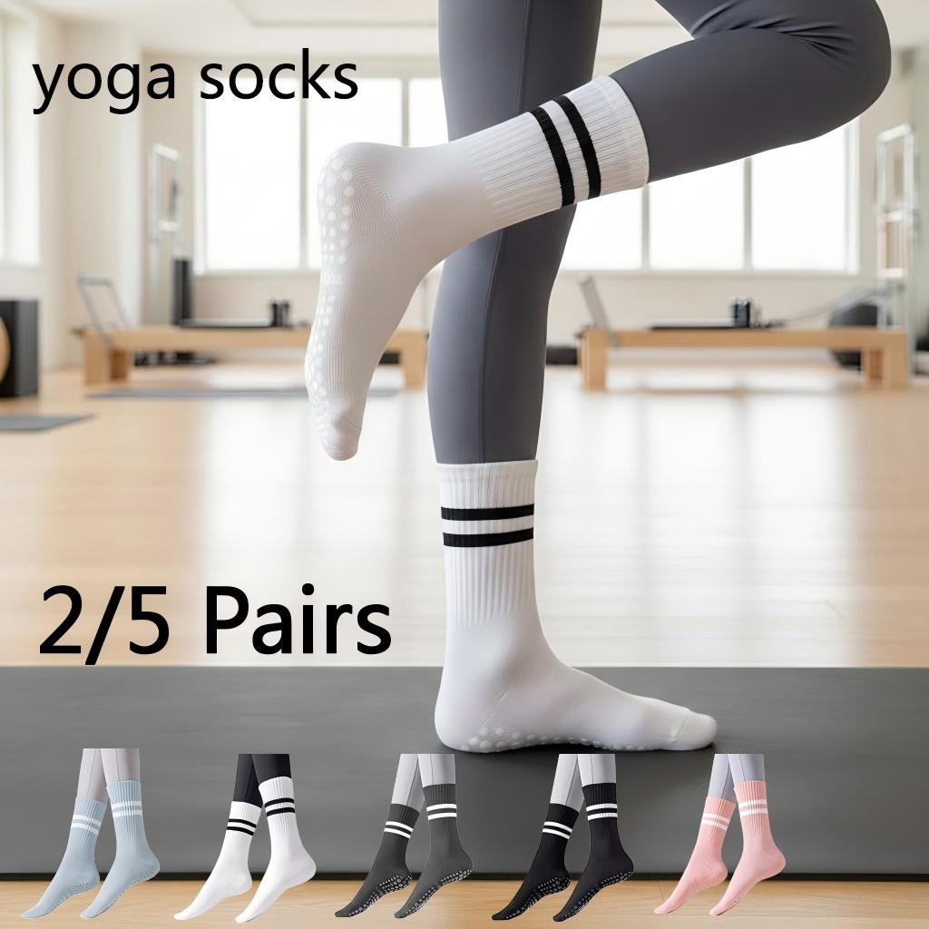 Pilates Yoga Equipment - Women Non Slip Yoga Socks, Grippy