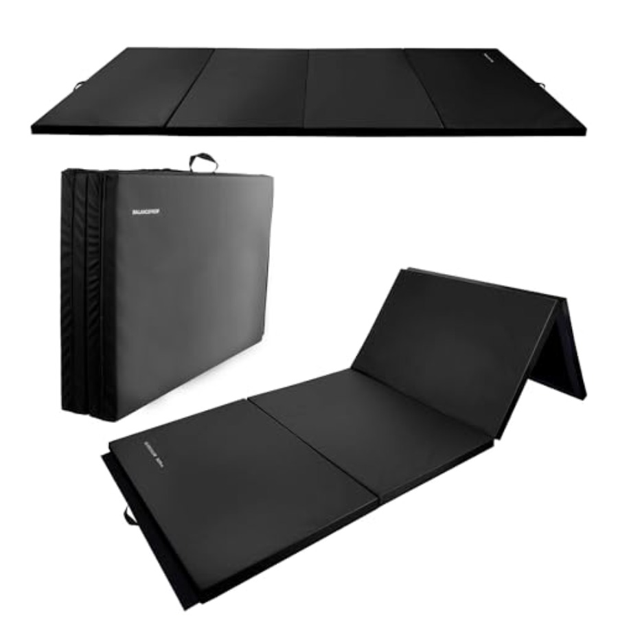 Pilates Yoga Core - Folding Exercise Gymnastics Mat 4'x8'x2 for