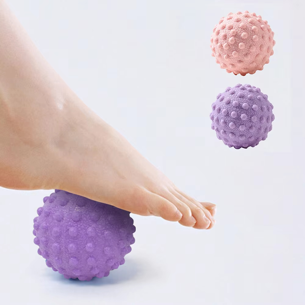 Pilates Yoga Ball - Portable Raised Point Fascia Ball Multifunctional