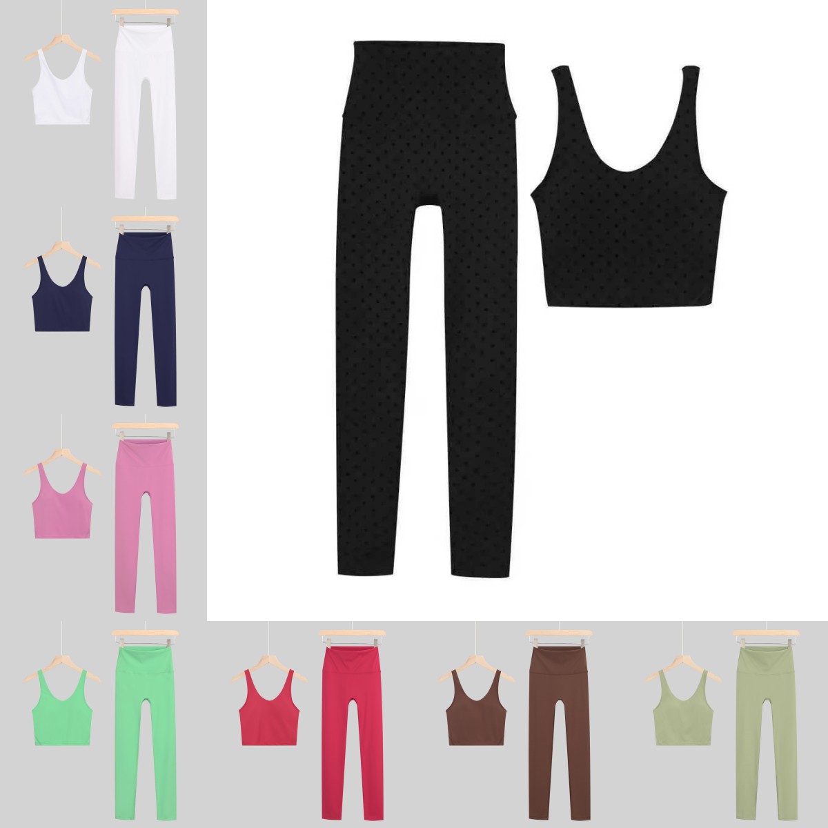 Pilates Yoga Equipment - Designer Women Yoga Set U-shaped Bra