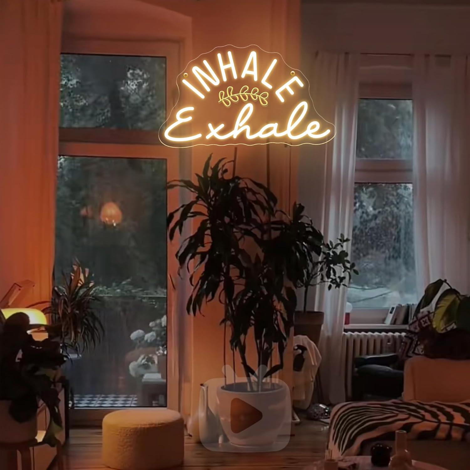 Inhale Exhale Neon Sign Dimmab - Pilates Yoga Wellness recensione e prezzo