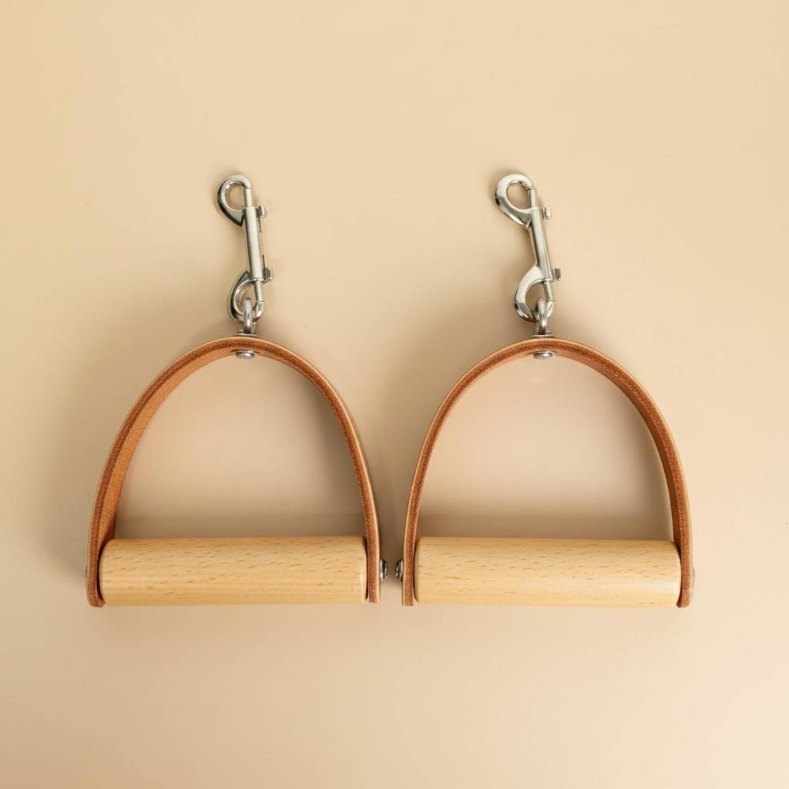 2 Pieces Leather Wood Handles  - Pilates & Yoga Unleashed International Academy Yonkers recensione e prezzo