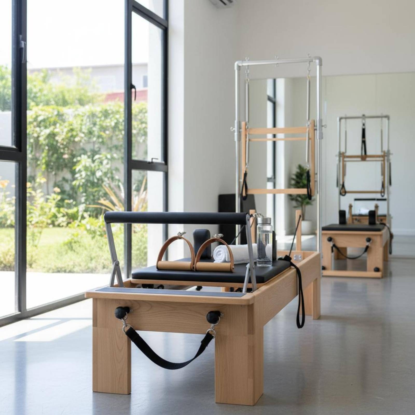 2 Pieces Leather Wood Handles  - Pilates & Yoga Unleashed International Academy Yonkers recensione e prezzo