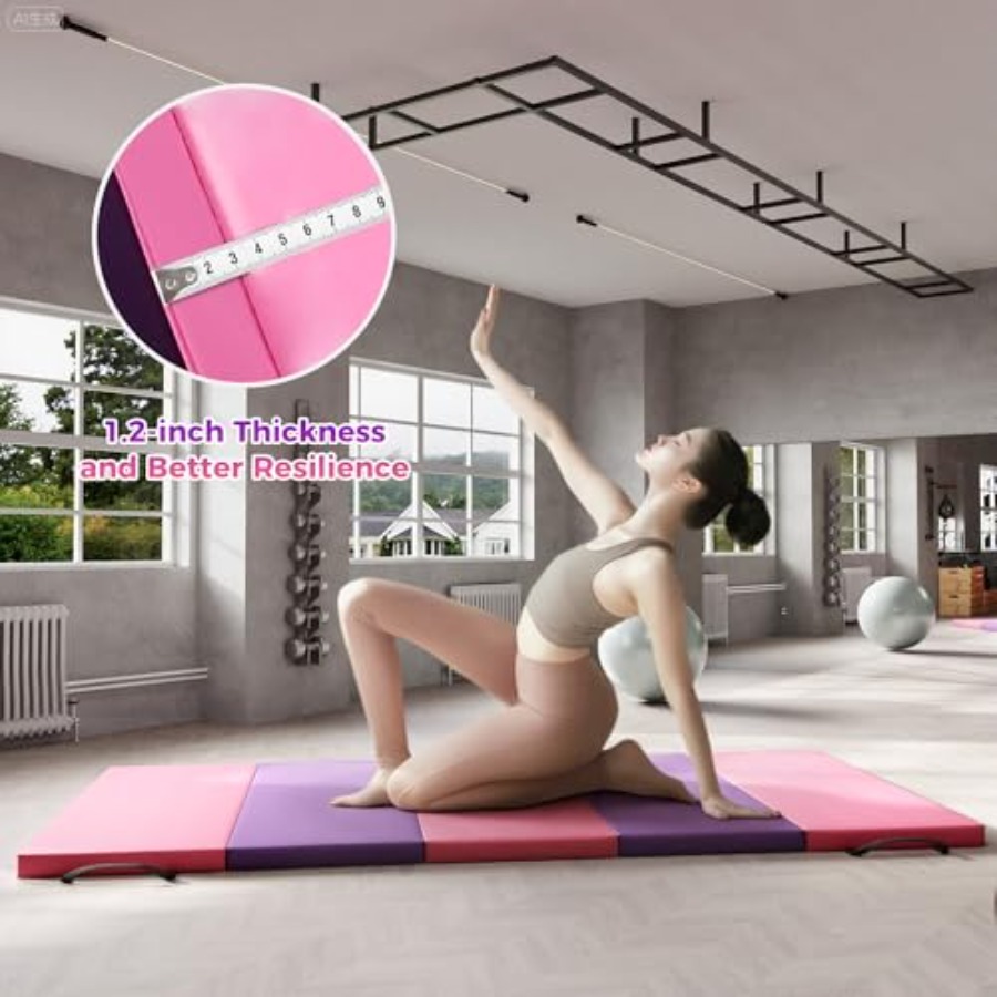 Folding Gymnastics Mat, Exerci - Pilates & Yoga Unleashed International Academy Yonkers recensione e prezzo