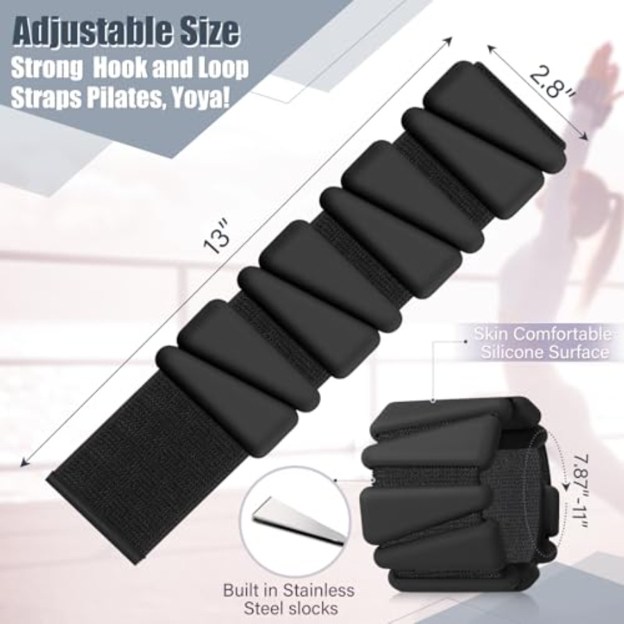 Adjustable Silicone Wrist Ankl - Home Pilates Yoga recensione e prezzo