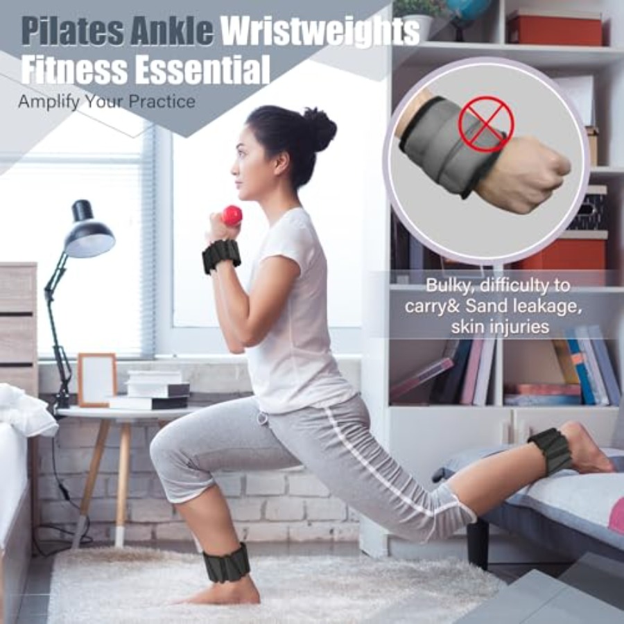 Adjustable Silicone Wrist Ankl - Home Pilates Yoga recensione e prezzo