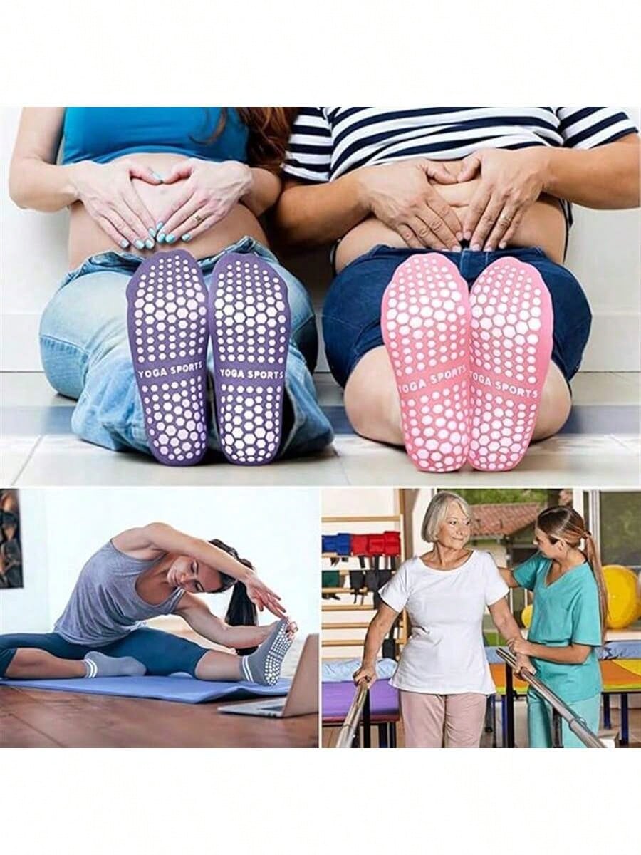 5 Pairs Women Double Stripe No - Pilates & Yoga Unleashed International Academy Yonkers recensione e prezzo