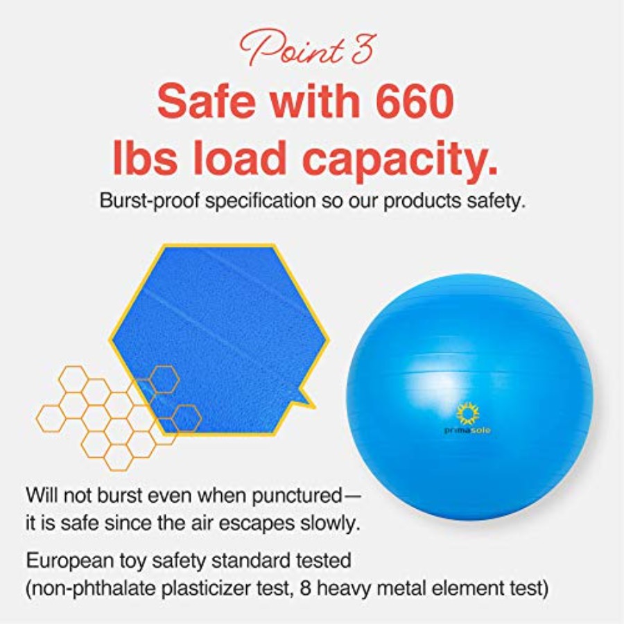 Exercise Ball for Balance Stab - Pilates Yoga Workout At Home recensione e prezzo