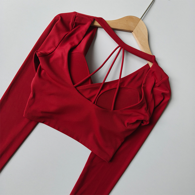 Gym Designed V-neck Long-sleev - Pilates V Yoga recensione e prezzo