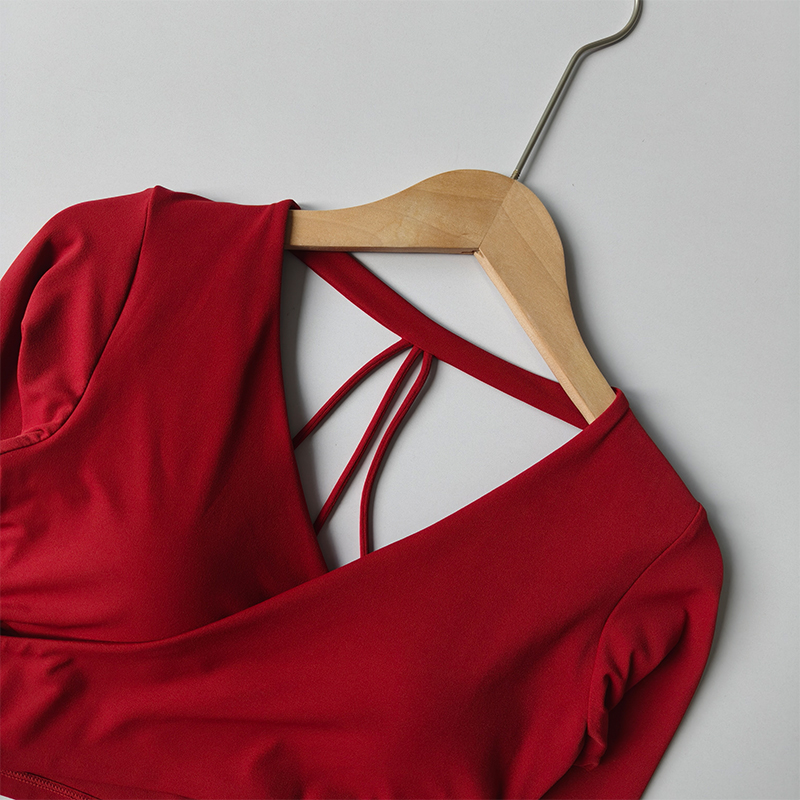 Gym Designed V-neck Long-sleev - Pilates V Yoga recensione e prezzo