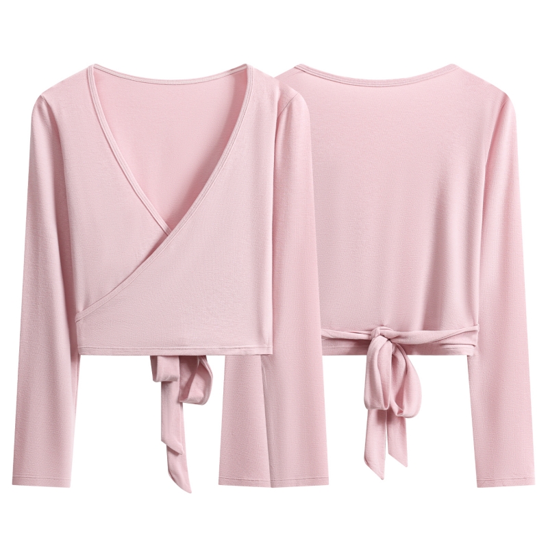 DRUR Long Sleeve Wrap Yoga Top - Pilates V Yoga recensione e prezzo