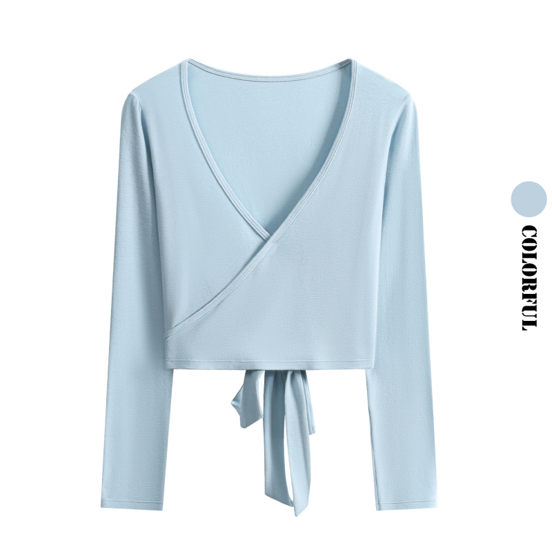 DRUR Long Sleeve Wrap Yoga Top - Pilates V Yoga recensione e prezzo