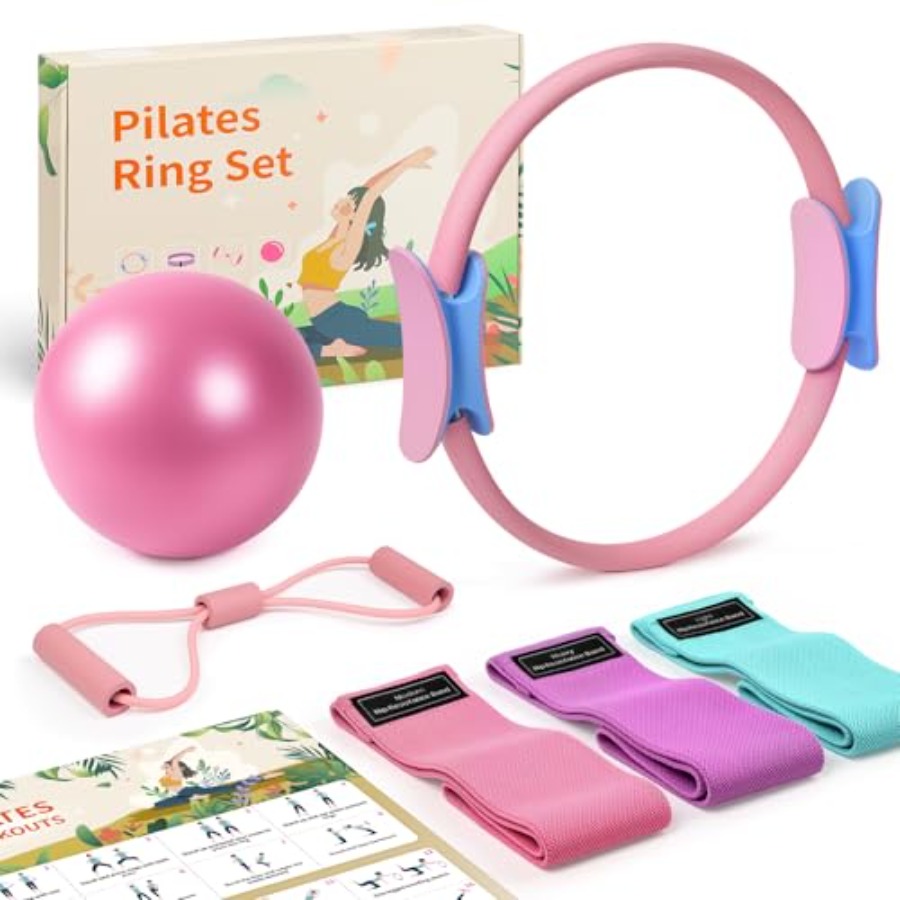 Pilates Ring Equipment Kit at  - Pilates Yoga Workout At Home recensione e prezzo