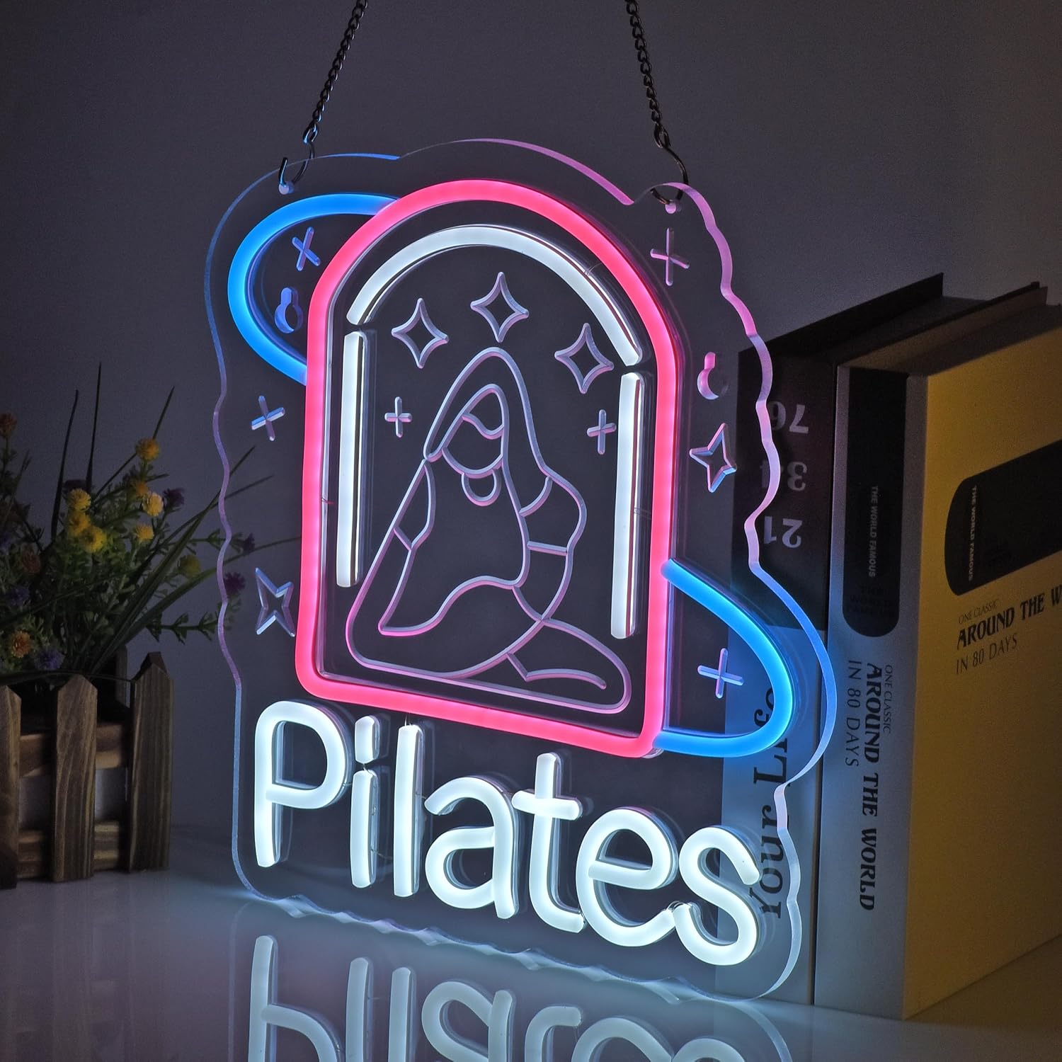 Pilates Neon Sign Art Wall Lig - Pilates Yoga Wellness recensione e prezzo