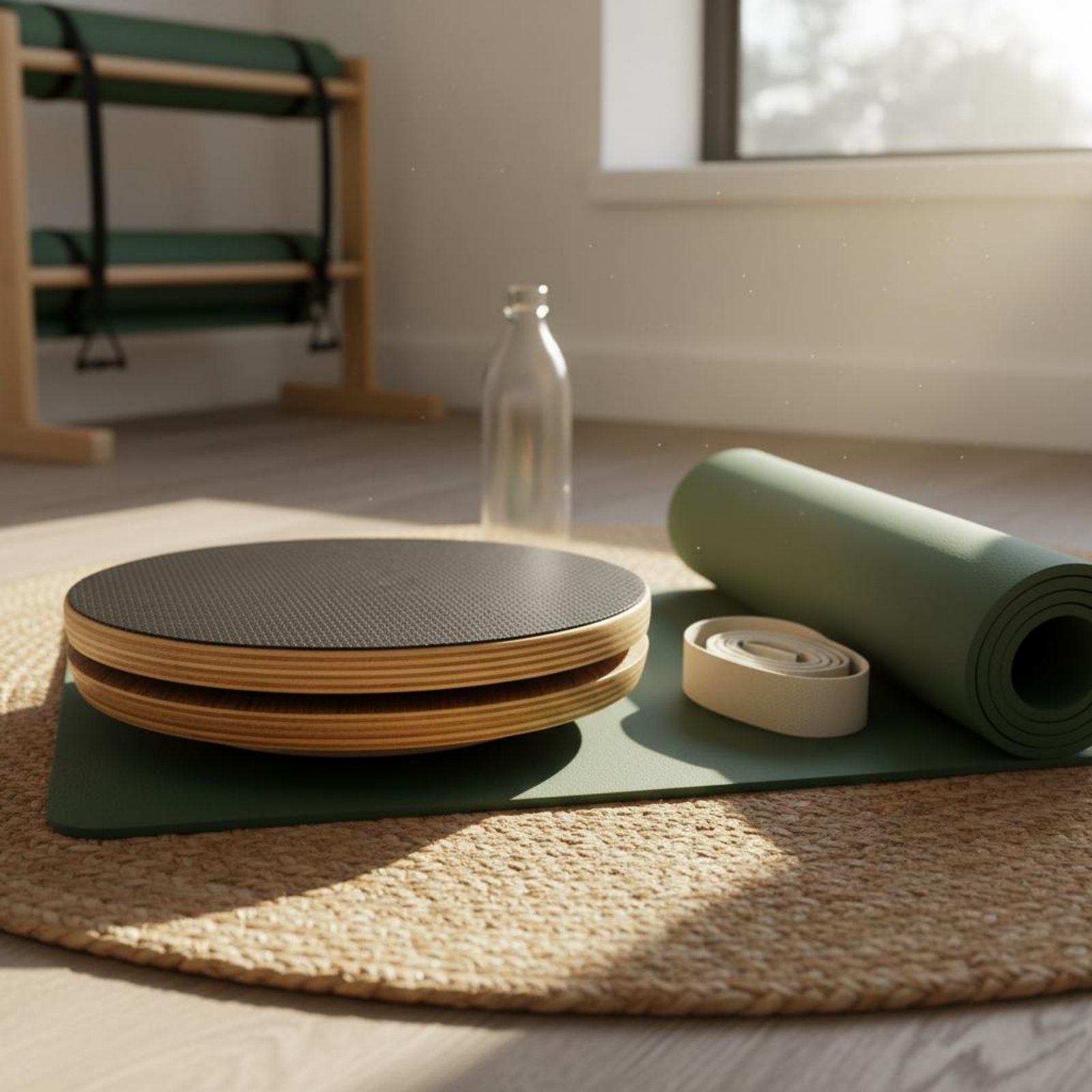 2 Pieces Wooden Pilates Disc S - Pilates & Yoga Unleashed International Academy Yonkers recensione e prezzo