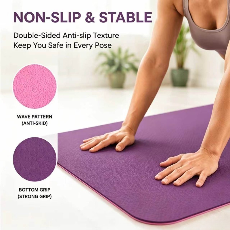 Yoga Mats Anti-slip Sport Fitn - Pilates Yoga Equipment recensione e prezzo
